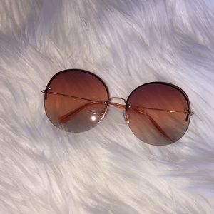 🕶2/$5!! Peachy round boho sunglasses